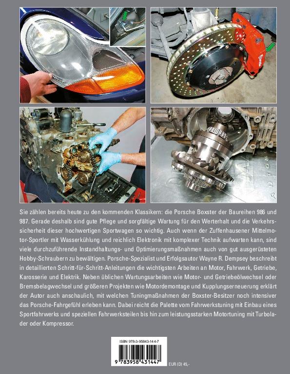 Das Porsche Boxster 986/987 Schrauberhandbuch | Dempsey, Wayne R.