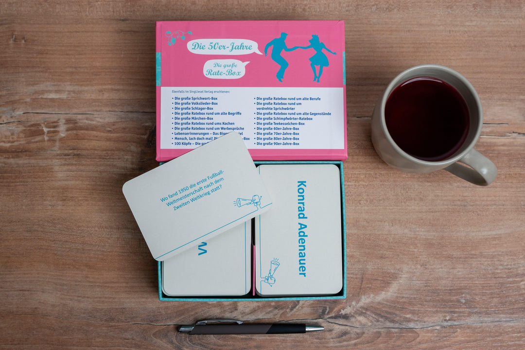 Das 50er-Jahre-Quiz. Das große Quiz-Spiel für Senioren rund um die 50er. Spi...