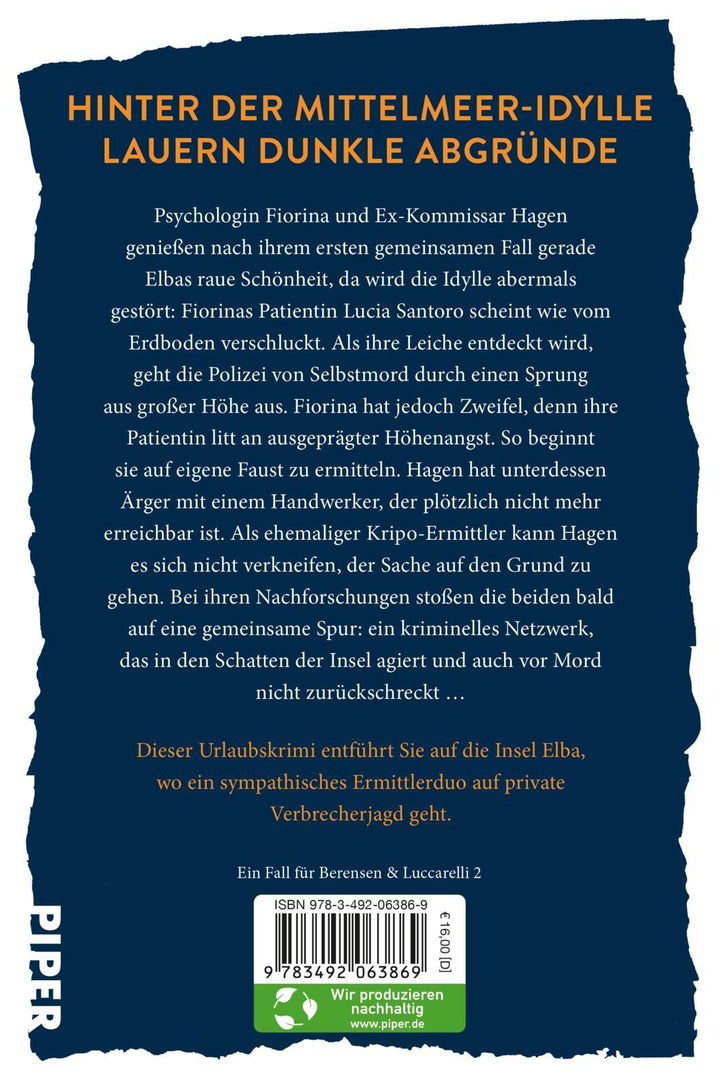 Der Commissario und die Dottoressa - Nacht über Elba | Luca, Matteo de