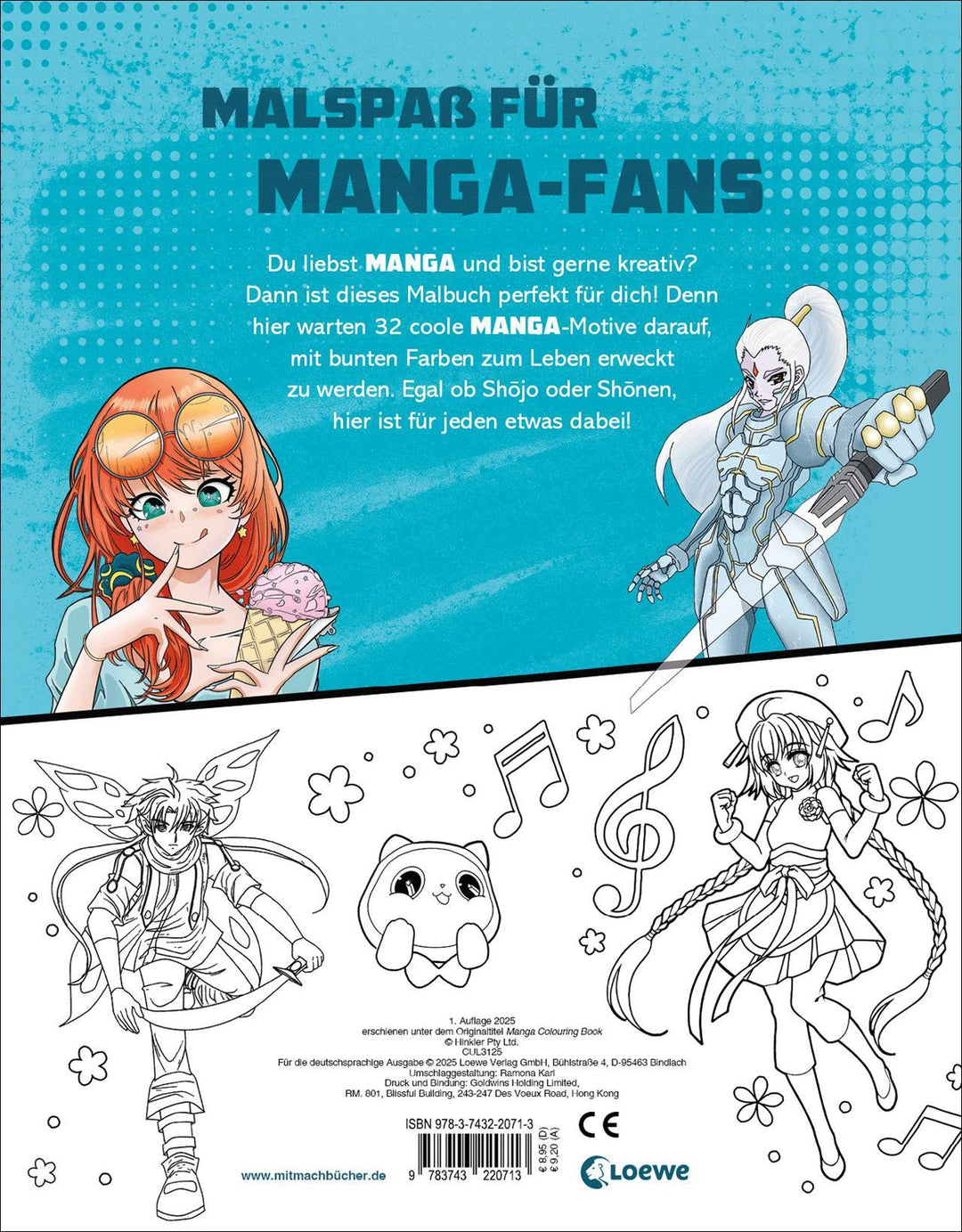 I love Manga & Anime - Das Malbuch | -