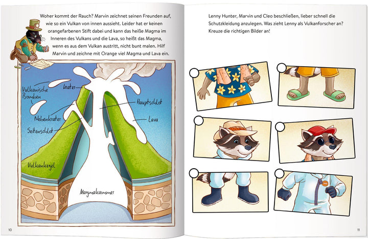 Der Feuer speiende Vulkan (Lenny Hunter) | -