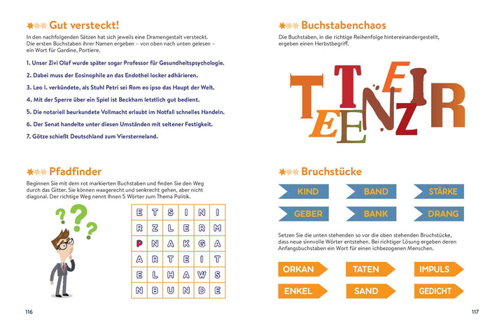 Sei schlau wie Einstein! - Denksport & Knobeleien für Erwachsene | -