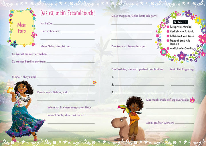 Disney Encanto: Freundebuch | -
