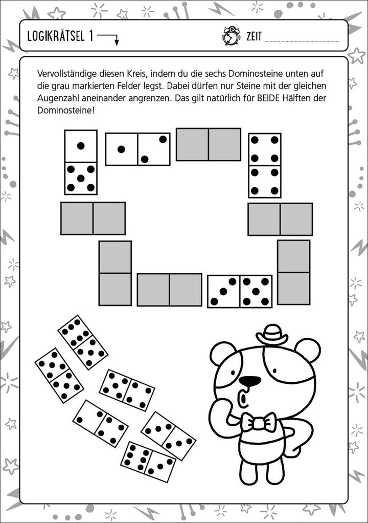 Der große Logiktest für Kinder - Rätseln, bis dein Kopf qualmt! | Moore, Gareth