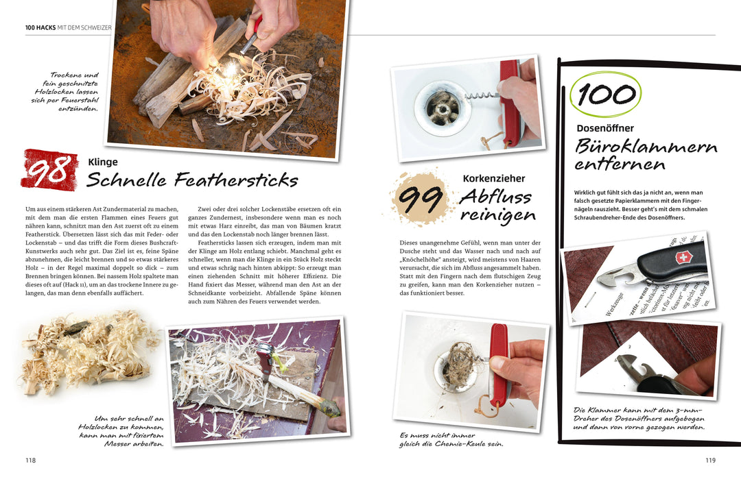 100 Hacks mit dem Schweizer Messer | Lang, Oliver