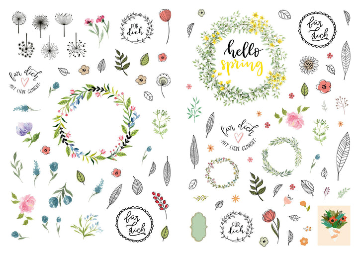 Frühlings-Sticker-Traum | -