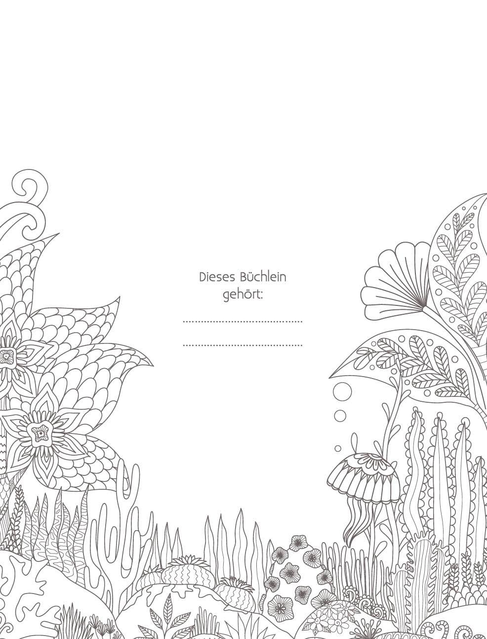 Inspiration Meeresrauschen | 50 Unterwasser-Motive zum Ausmalen, Träumen und...