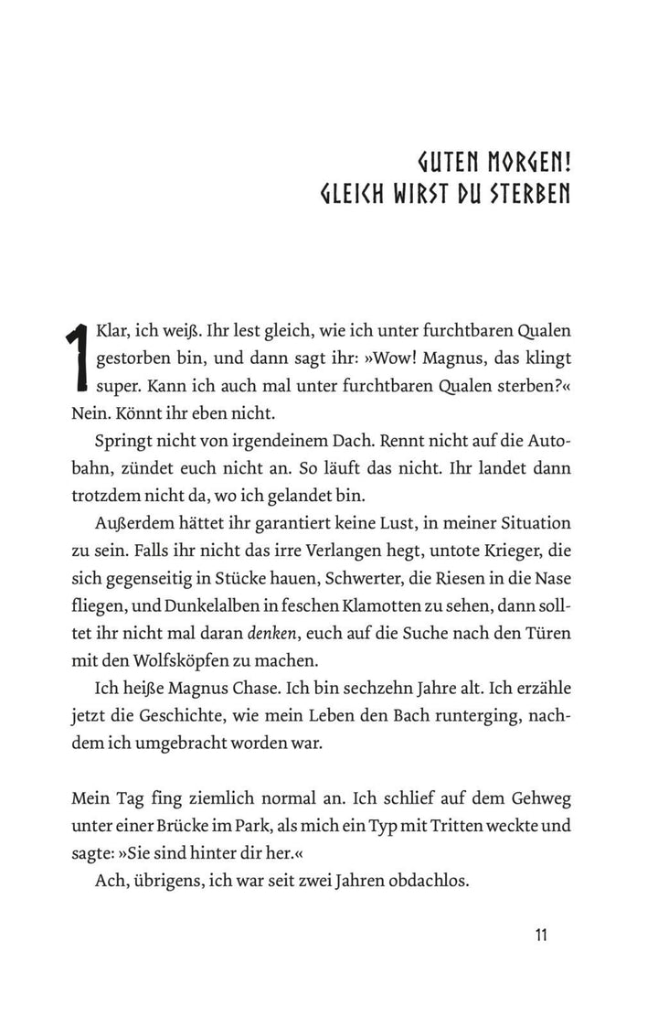 Magnus Chase 1: Das Schwert des Sommers | Riordan, Rick