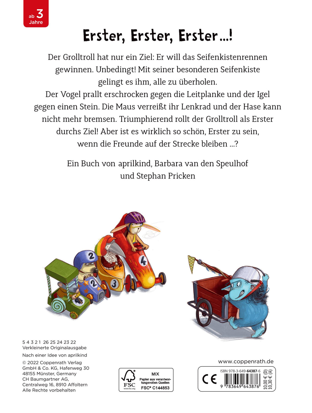 Der Grolltroll ... will Erster sein! (Pappbilderbuch) | Speulhof, Barbara va...