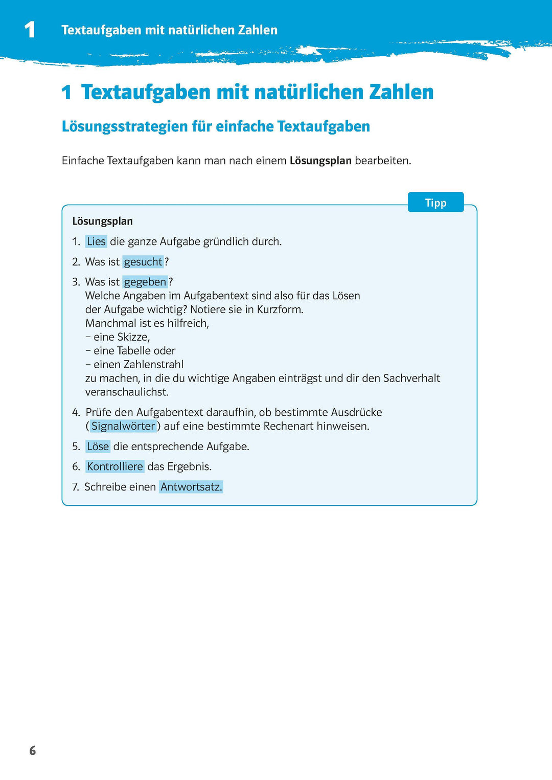10-Minuten-Training Mathematik Textaufgaben 5. Klasse | -