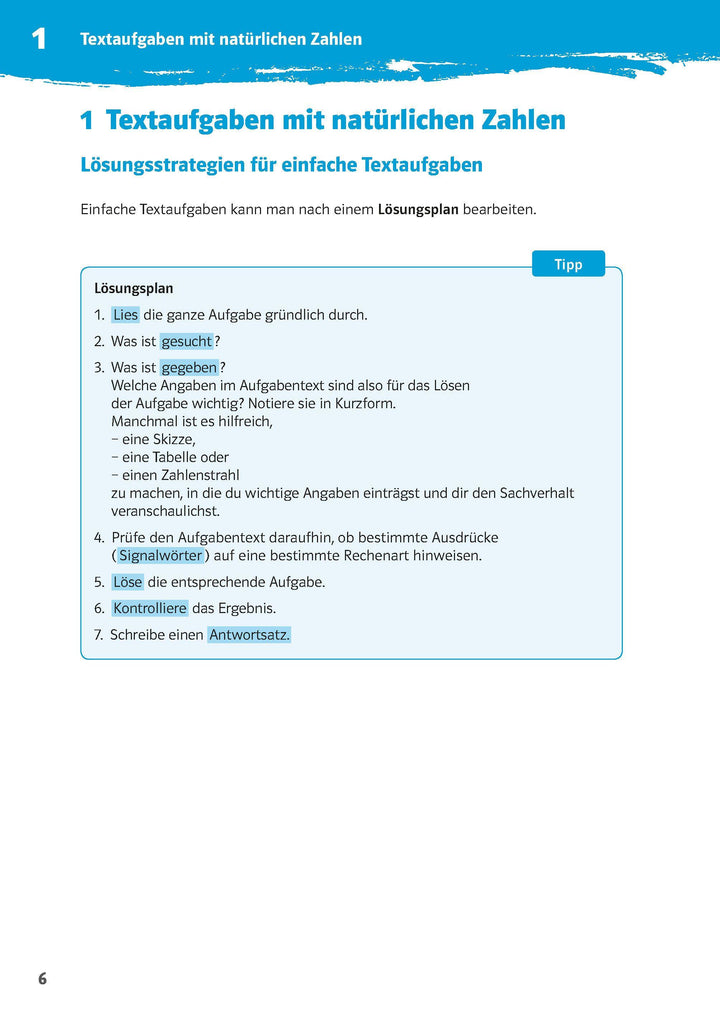 10-Minuten-Training Mathematik Textaufgaben 5. Klasse | -