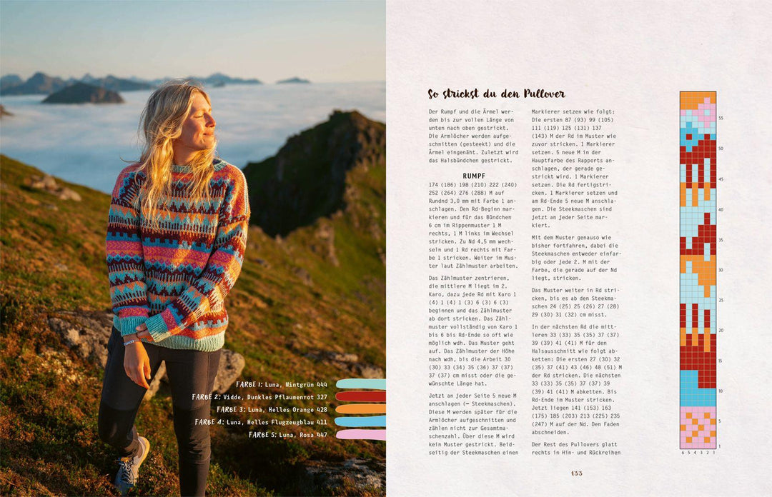 Fargerik - Farbenfrohe Strickideen aus Norwegen | Oksvold, Une Cecilie