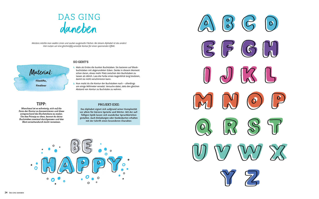 Handlettering 44 Alphabete - Für alle Anlässe - Band 2 | Strauß, Timo