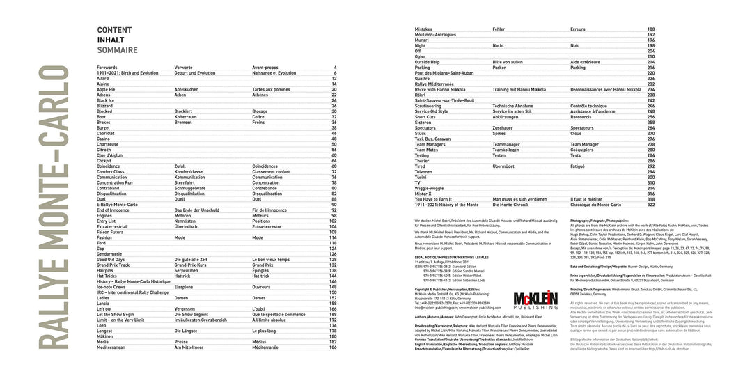 Rallye Monte-Carlo | Klein, Reinhard | Davenport, John | McMaster, Colin | L...
