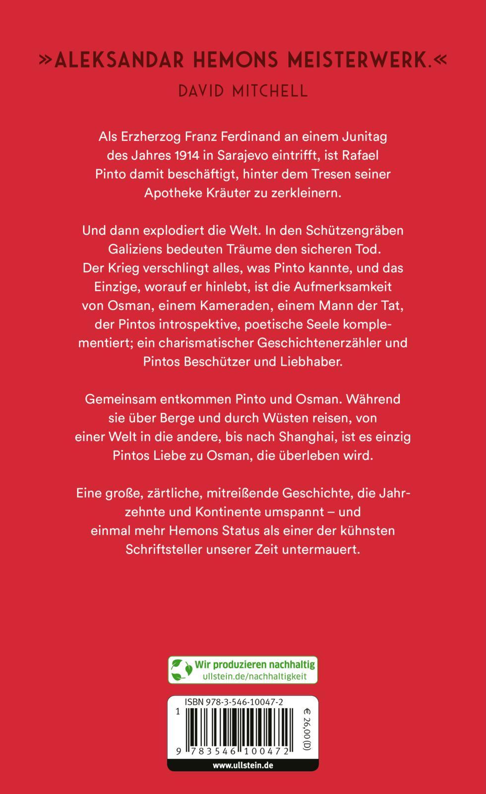 Die Welt und alles, was sie enthält | Hemon, Aleksandar