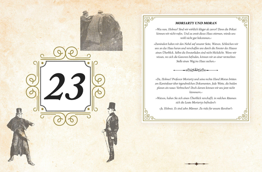 Sherlock Holmes' Adventskalender der Logikrätsel | Kiefer, Philip