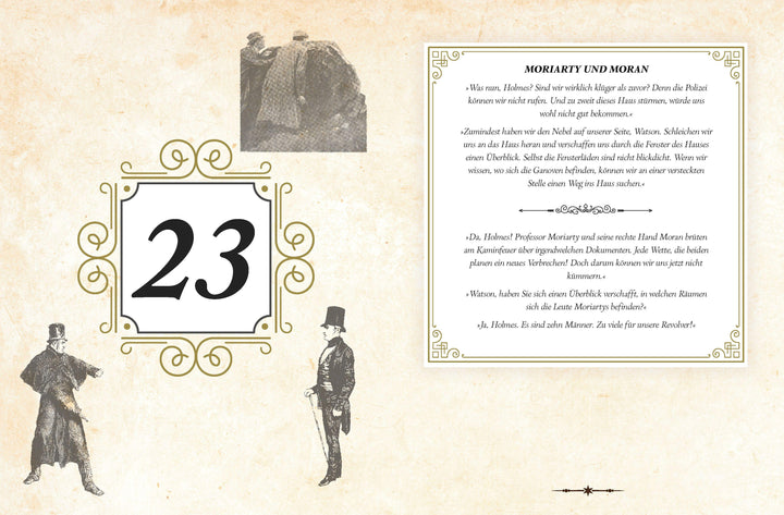 Sherlock Holmes' Adventskalender der Logikrätsel | Kiefer, Philip