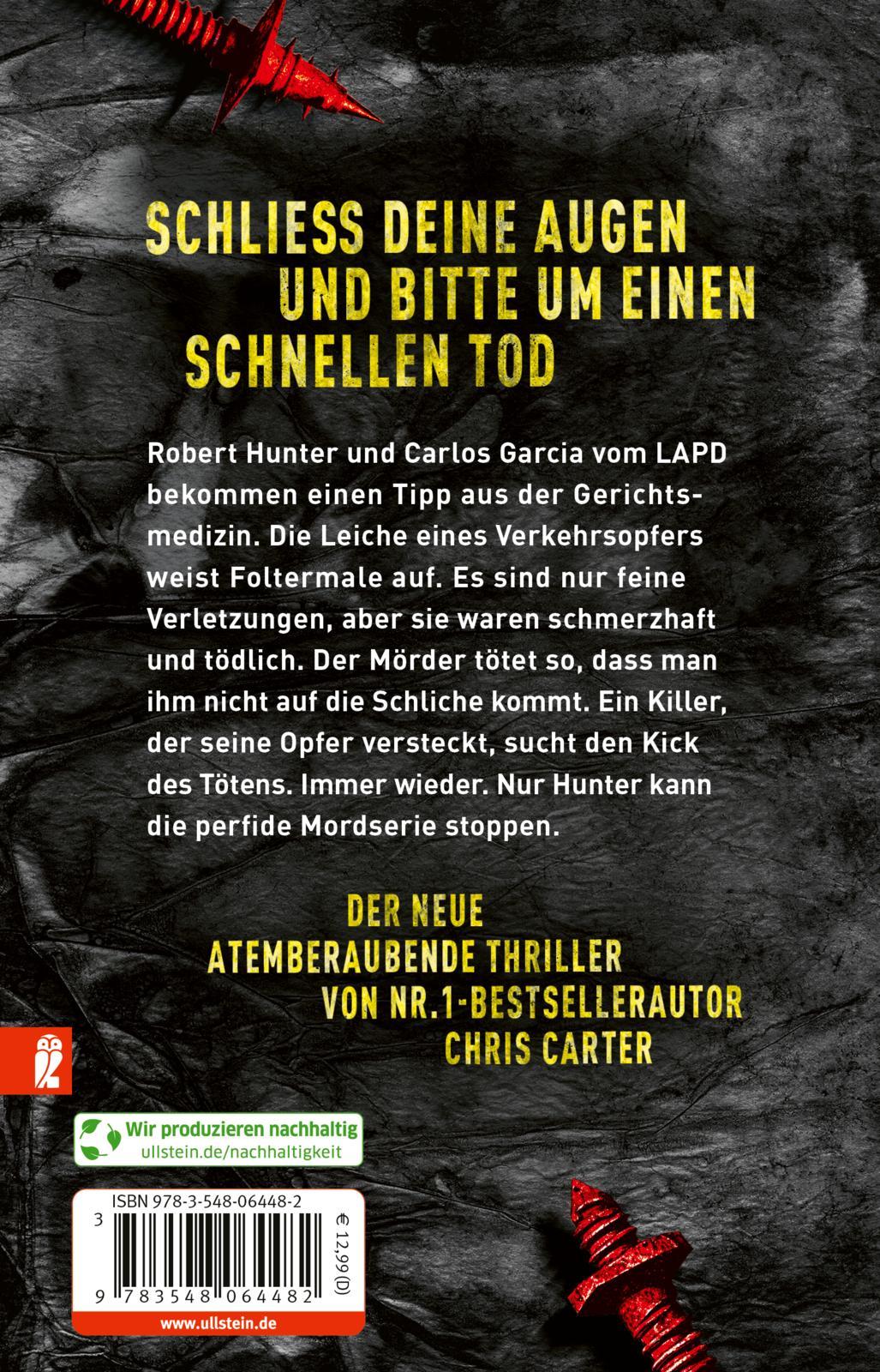 Der Totenarzt | Carter, Chris
