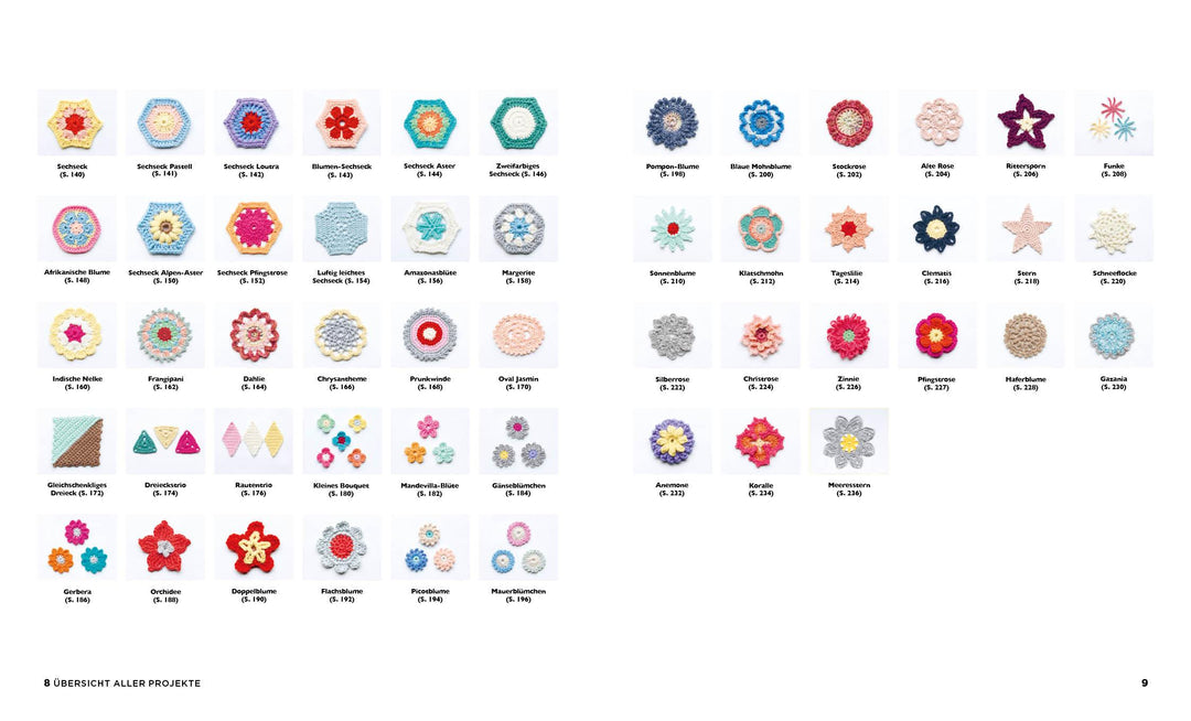 Musterbibel Granny Squares: Blumenzauber | Aono-Billson, Hiroko