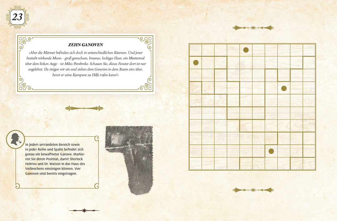 Sherlock Holmes' Adventskalender der Logikrätsel | Kiefer, Philip