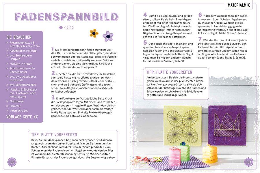 Das Rentner-Bastelbuch. In großer Schrift. | -