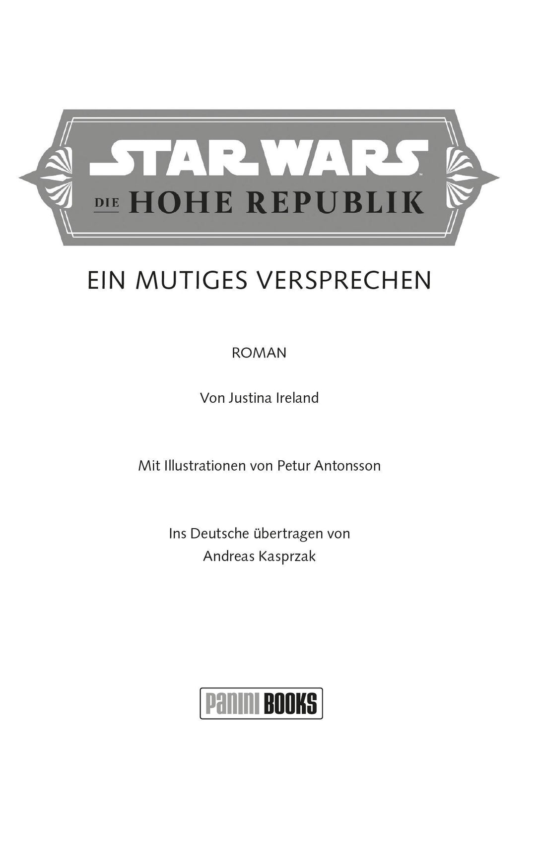 Star Wars Jugendroman: Die Hohe Republik - Ein mutiges Versprechen | Ireland...