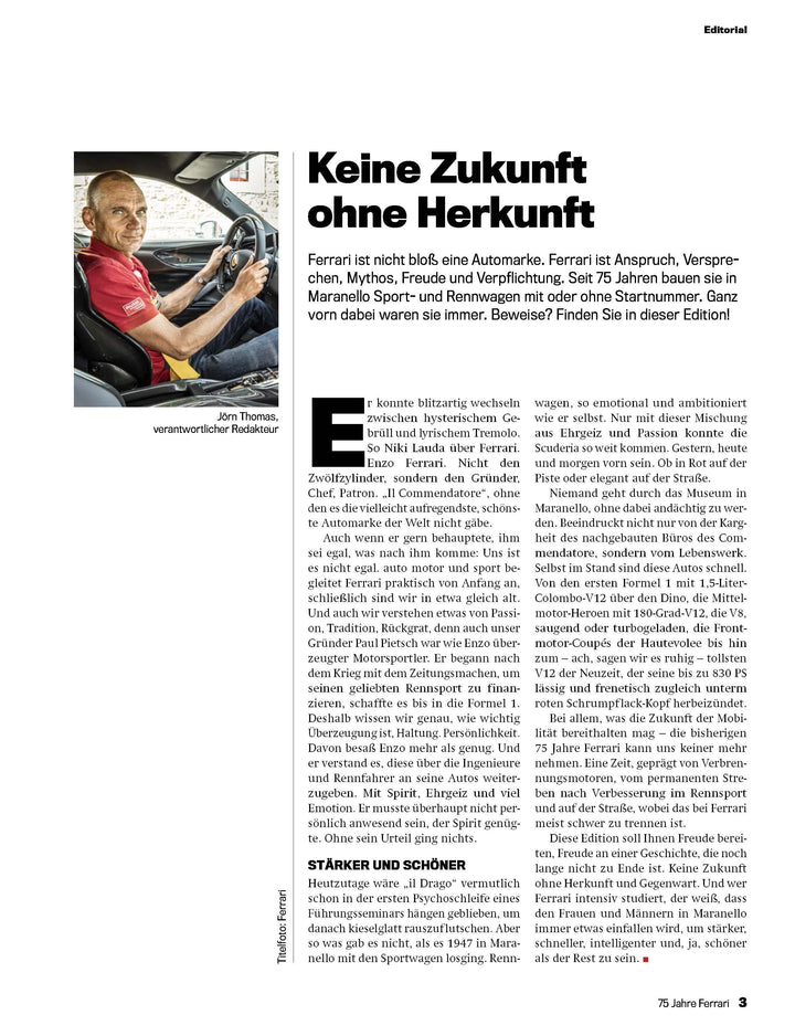 auto motor und sport Edition - 75 Jahre Ferrari | -