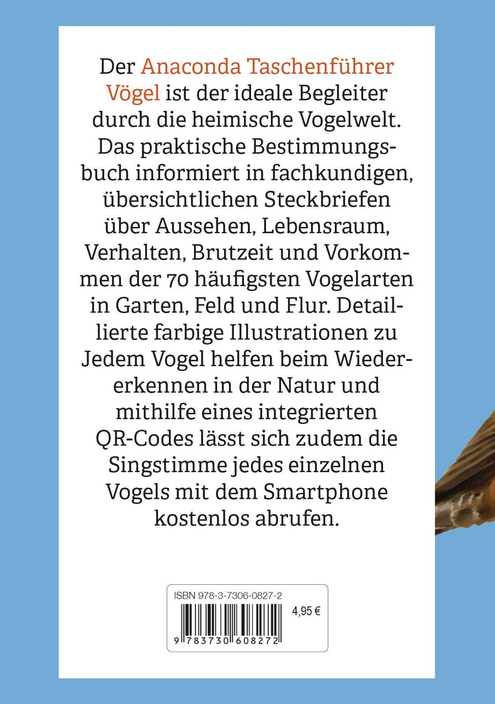 Anaconda Taschenführer Vögel. 70 Arten bestimmen und entdecken | Launois, Thomas