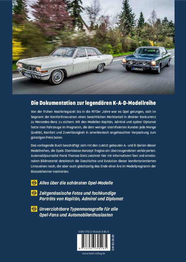 Opel Kapitän, Admiral, Diplomat A & B - Die großen Drei aus Rüsselsheim | Di...
