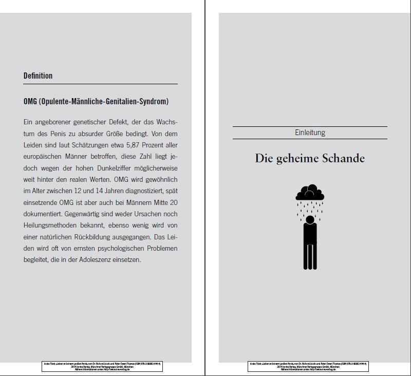 Leben mit einem großen Penis | Jacob, Richard | Thomas, Owen