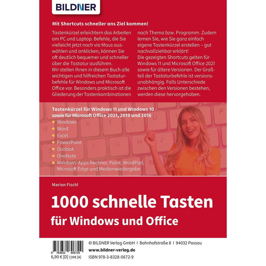 1000 Schnelle Tasten für Windows und Office | Fischl, Marion