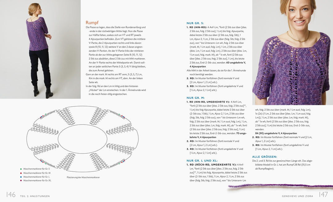 Top-Down: Häkeln | Ohrenstein, Dora