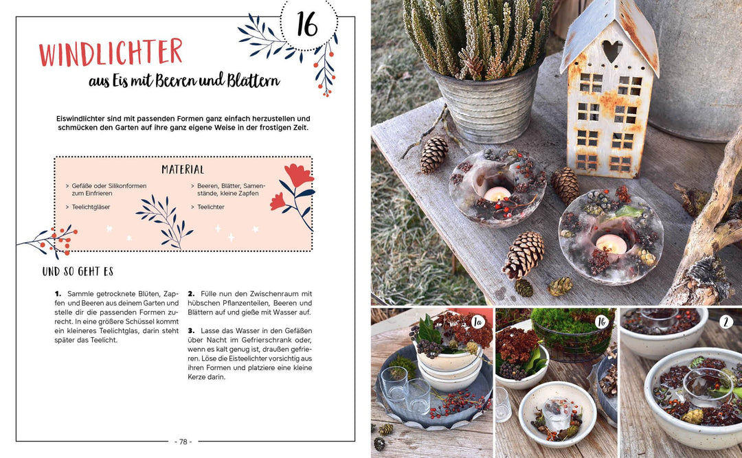 Mein Adventskalender-Buch: Gartendeko-Liebe | Scheller-Penser, Christin