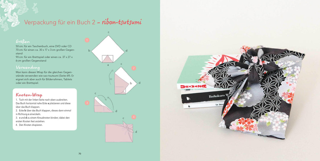 Furoshiki. Ein Tuch - 43 Taschen und Verpackungen: Handtaschen, Rucksäcke, S...