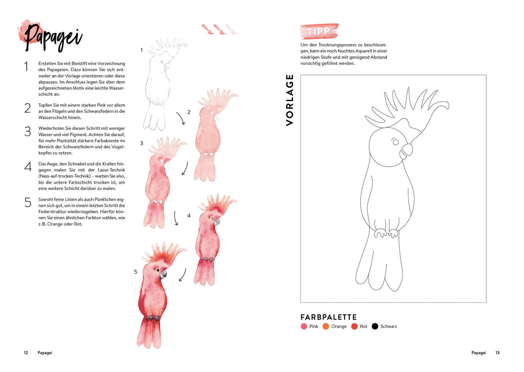 Motivwerkstatt: Aquarell - Tiere | -