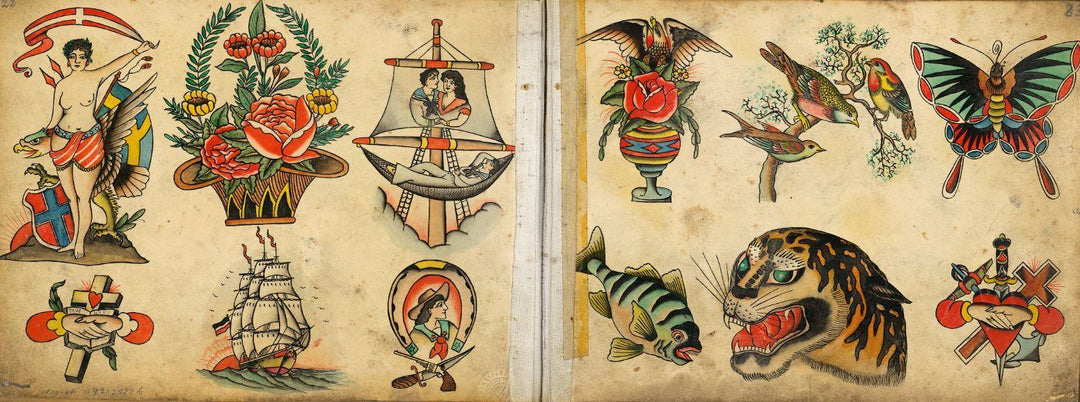 Christian Warlich. Tattoo Flash Book (dt./engl.) | -