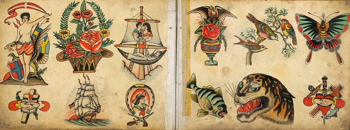 Christian Warlich. Tattoo Flash Book (dt./engl.) | -