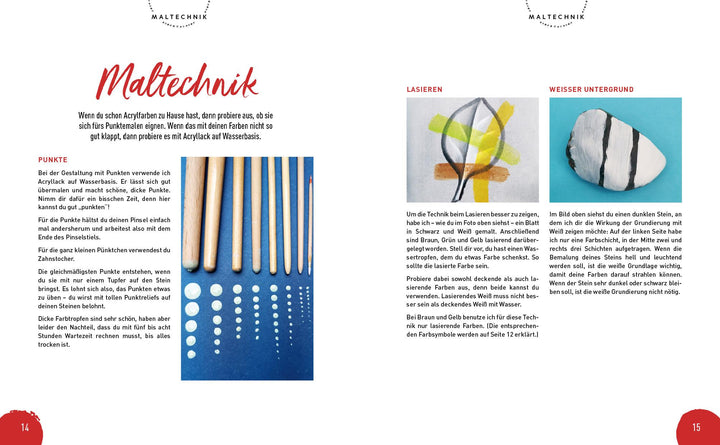 Weihnachts- und Wichtelsteine malen | Kaiser, Marion