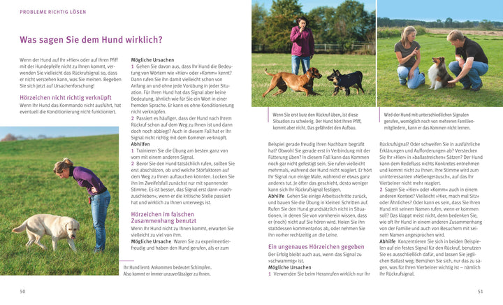 Rückruf-Training für Hunde | Schlegl-Kofler, Katharina
