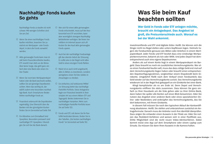 Grüne Fonds und ETF | Wittrock, Olaf