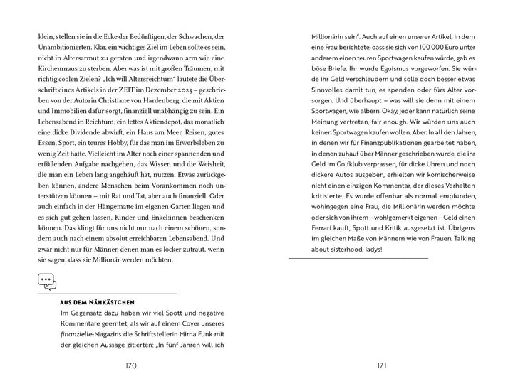 "Geld interessiert mich einfach nicht" | Zehbe, Astrid | Meyer, Daniela