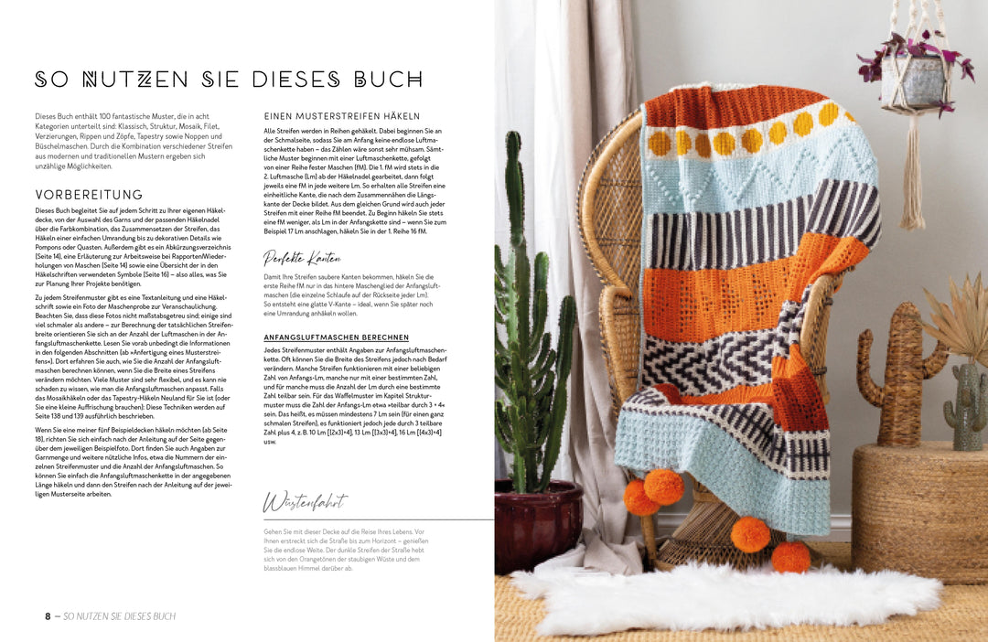 Mix & Match Farbenfrohe Decken häkeln | Crick, Esme