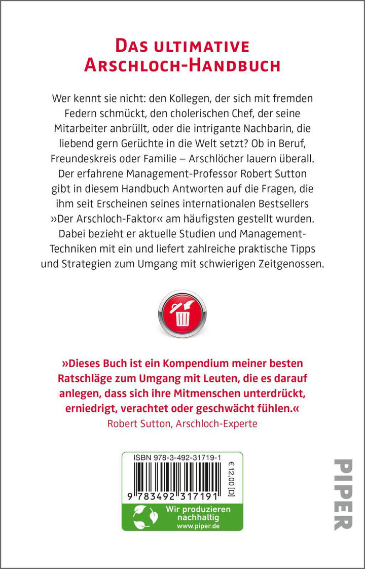 Überleben unter Arschlöchern | Sutton, Robert I.