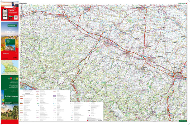 freytag & berndt Straßenkarte Emilia-Romagna 1:150.000 | -