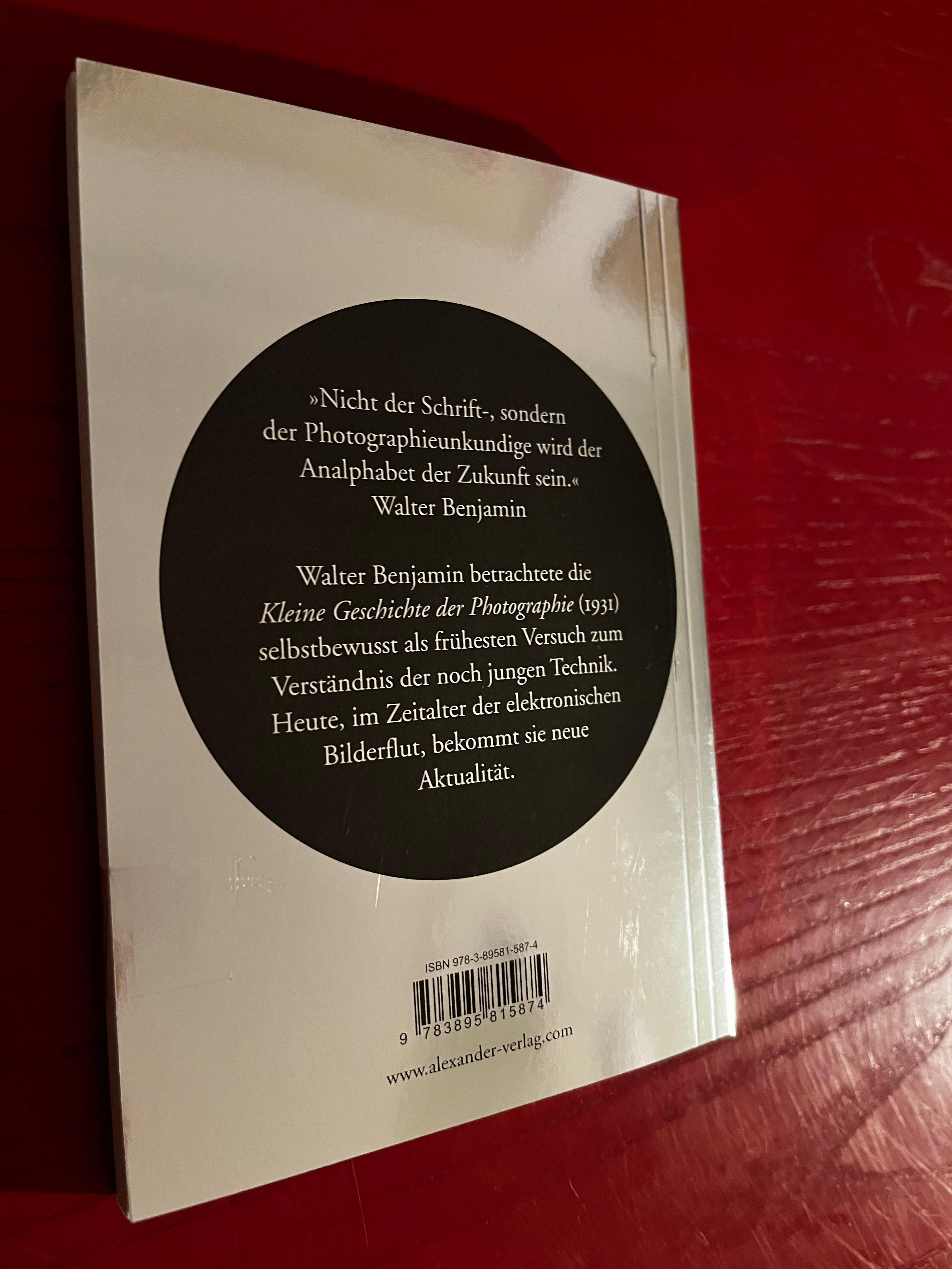 Kleine Geschichte der Photographie | Benjamin, Walter | Daguerre, Louis