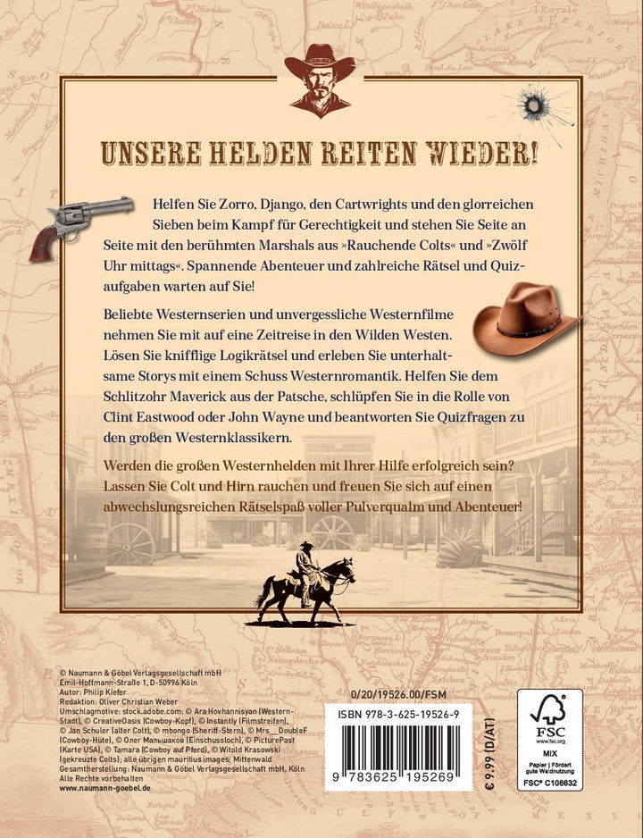 Logikrätsel Westernhelden | Kiefer, Philip