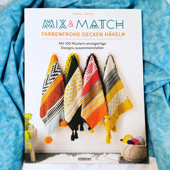 Mix & Match Farbenfrohe Decken häkeln | Crick, Esme
