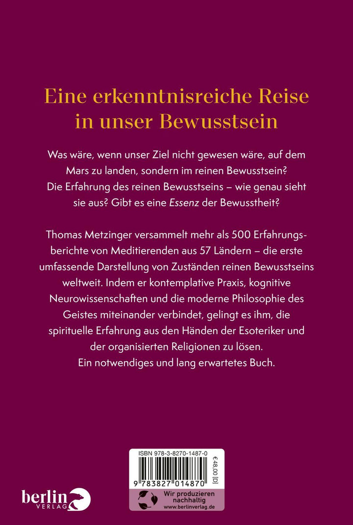 Der Elefant und die Blinden | Metzinger, Thomas