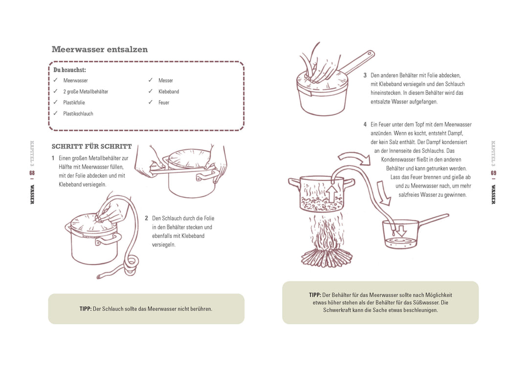 Überleben in der Wildnis - der praktische Survival-Guide für Outdoor-Abenteu...