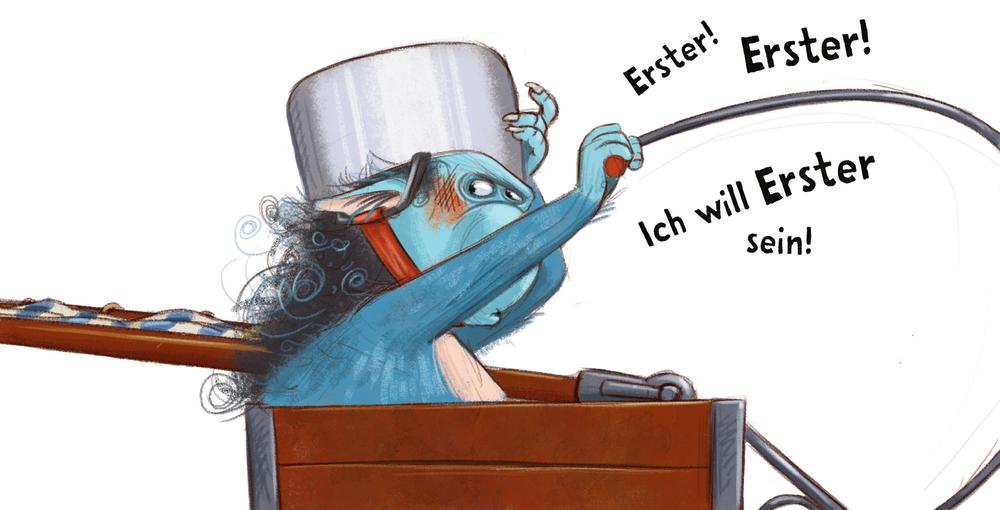 Der Grolltroll ... will Erster sein! (Pappbilderbuch) | Speulhof, Barbara va...